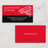Home Security Company Business Card Visitekaartje (Voorkant / Achterkant)