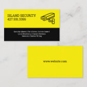 Home Security Company Business Card Visitekaartje (Voorkant / Achterkant)