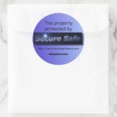 Home Security Monitoring Sticker (Tas)