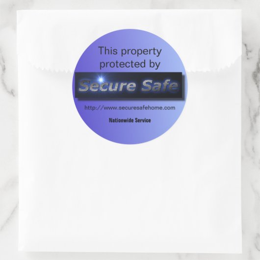 Home Security Monitoring Sticker (Tas)