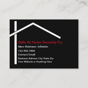 Home Security Services Visitekaartje
