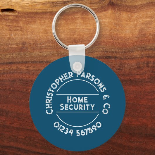 Home Security Sleutelhanger (Voorkant)