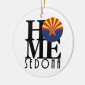HOME Sedona Arizona Keramisch Ornament (Links)