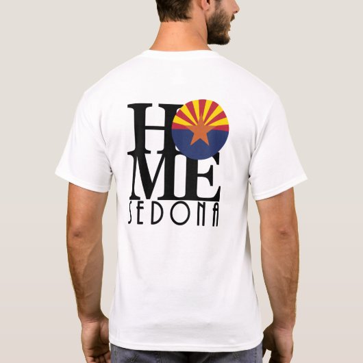 HOME Sedona AZ (backprint) T-shirt (Achterkant)