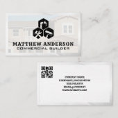 Home Service-pictogrammen | Niet-zakelijk onroeren Visitekaartje (Voorkant / Achterkant)