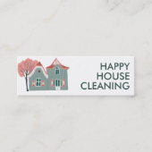 Home Services Charming Cute House Cleaning Home Se Mini Visitekaartje (Voorkant)