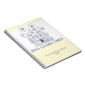 Home Services Charming House Cleaning Notitieboek (Rechterzijde)