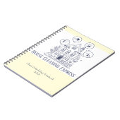 Home Services Charming House Cleaning Notitieboek (Linkerzijde)