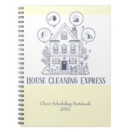 Home Services Charming House Cleaning Notitieboek
