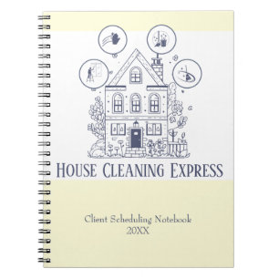 Home Services Charming House Cleaning Notitieboek