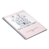 Home Services Charming House Cleaning Notitieboek (Rechterzijde)