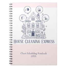 Home Services Charming House Cleaning Notitieboek