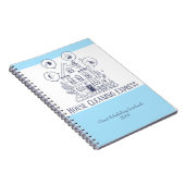 Home Services Charming House Cleaning Notitieboek (Rechterzijde)