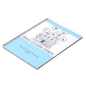 Home Services Charming House Cleaning Notitieboek (Linkerzijde)