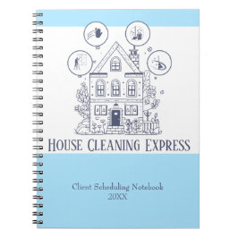 Home Services Charming House Cleaning Notitieboek