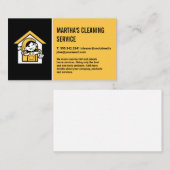 Home Services | Logo voor het reinigen van vloeist Visitekaartje (Voorkant / Achterkant)