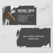Home Services Reparatie | Hamer en moersleutel Visitekaartje (Voorkant / Achterkant)
