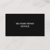 Home Services Reparatie | Handgereedschap voor aan Visitekaartje (Achterkant)