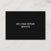 Home Services Reparatie Visitekaartje (Achterkant)