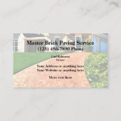 Home Services Tweezijdige sjabloon voor visitekaar Visitekaartje (Achterkant)