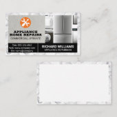 Home Services voor apparaatreparatie | Marmergrens Visitekaartje (Voorkant / Achterkant)