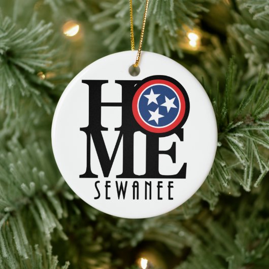 HOME Sewanee Keramisch Ornament (Boom)