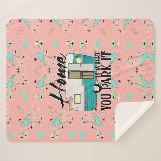 Home Sherpa Blanket Deken (Voorkant (horizontaal))