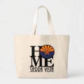 HOME Sierra Vista Arizona Grote Tote Bag (Voorkant)