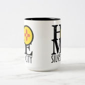 HOME Silver City 15oz Tweekleurige Koffiemok (Center)