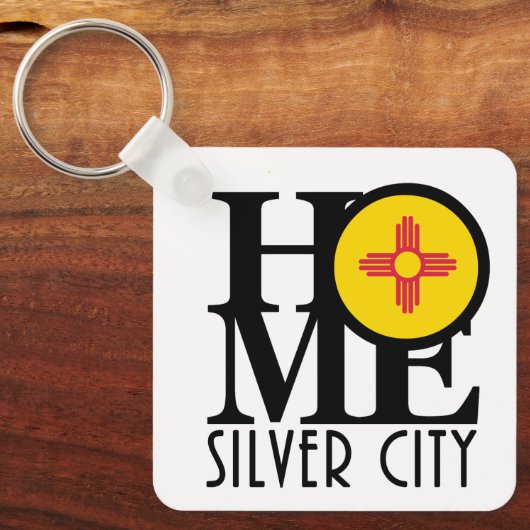 HOME Silver City New Mexico Sleutelhanger (Voorkant)
