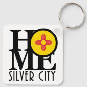 HOME Silver City New Mexico Sleutelhanger (Achterkant)
