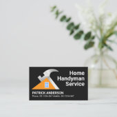 Home Silver Hammer Handyman Visitekaartje (Staand voorkant)