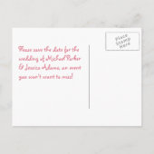 Home Sketch Save the Date Notitieboek Briefkaart (Achterkant)