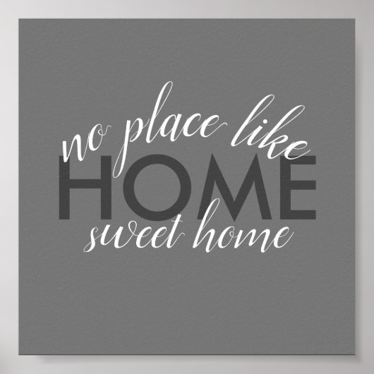 home snota poster typografie ontwerp (Voorkant)