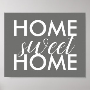 home snota poster typografie ontwerp