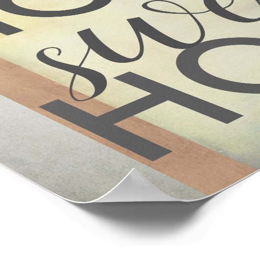 home snota poster typografie ontwerp (Hoek)