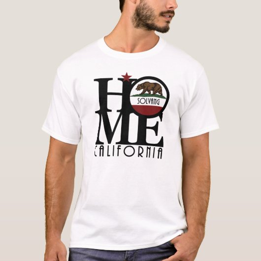 HOME Solvang California T-shirt (Voorkant)