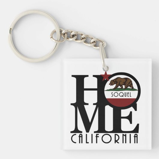 HOME Soquel California Sleutelhanger (Voorkant)