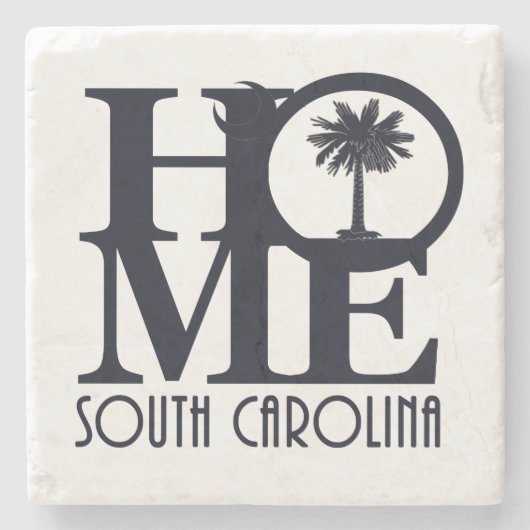 HOME South Carolina Stenen Onderzetter (Voorkant)