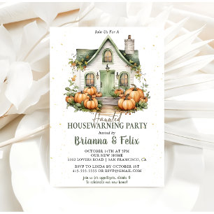 Home Spooky Home Halloween Feest Kaart