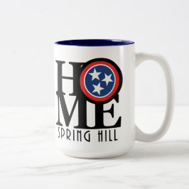 HOME Spring Hill Tennessee 15oz Tweekleurige Koffiemok