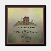 Home Square Fridge Magnet (Voorkant)