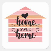 Home Square Sticker (Voorkant)