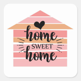 Home Square Sticker