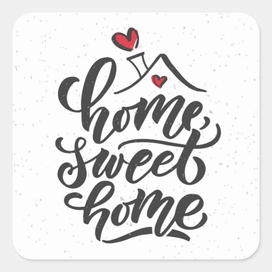 Home Square Sticker (Voorkant)
