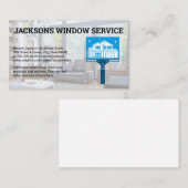 Home Squeegee Logo | Windows-services Visitekaartje (Voorkant / Achterkant)
