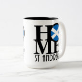 HOME St Andrews Scotland 15oz Tweekleurige Koffiemok (Voorkant rechts)