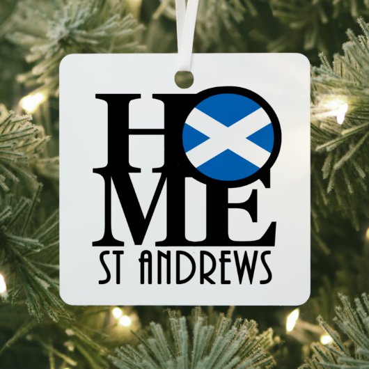 HOME St Andrews Scotland Metalen Ornament (Insitu)