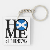 HOME St Andrews Scotland Sleutelhanger (Achterkant)