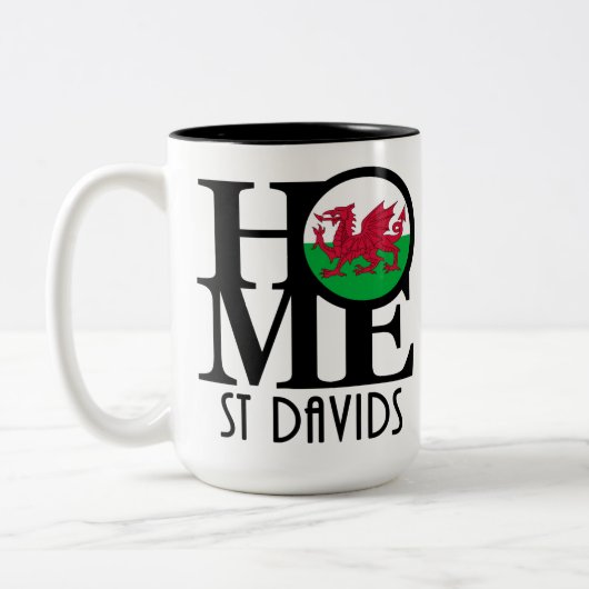 HOME St Davids 15oz Tweekleurige Koffiemok (Links)